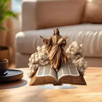 Иисус Христианская коллекция украшений Религиозный декор Святые сувениры для вечеринок Подарок на крещение Рождество Современный