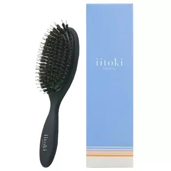 iitoki essential Iitoki Hair Pig Bristle Cushion Scalp Shiny Hair Сделано в Comb Brush, Brush, Womens, Massage, Glossy, Hair, Care, Straight, Japan,