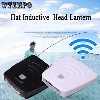 ИК-датчик светодиодный ночной ходовой рыболовный датчик налобный фонарь зарядный колпачок зажимная лампа сильный ночной свет шляпа лампа налобный фонарик светодиодный чёрный