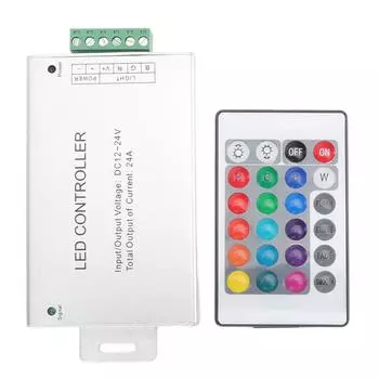 ИК-пульт дистанционного управления Модуль светодиодной ленты Большой мощности 24А Беспроводной радиочастотный контроллер