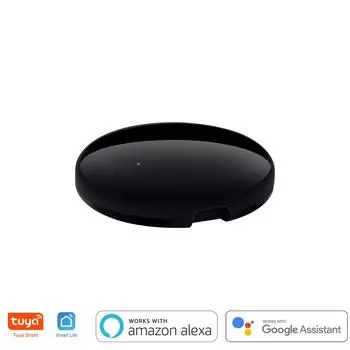 ИК-пульт дистанционного управления Smart Wi-Fi Универсальный инфракрасный Tuya для управления умным домом для телевизора DVD AUD AC Работает с Amz Alexa Google Home