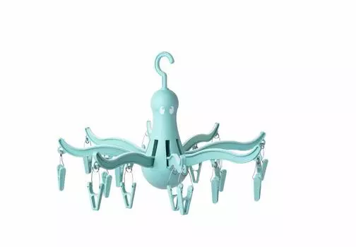 IKEA ASIA PRESSA Подвесная сушилка 16 прищепок бирюзовый