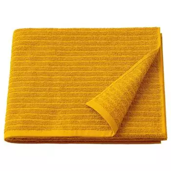IKEA Bath towel 70x140 cm Golden Yellow VAGSJON (605.495.05/60549505)