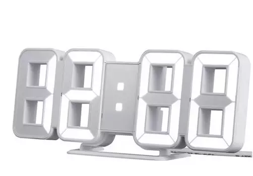 IKEA Будильник НОЛЛАТТА 21,5x8,5 см Белый (704.993.50)