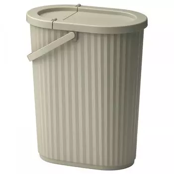 IKEA DAMM NG Dammeng Мусорное ведро+крышка серо-бежевый 26 л
