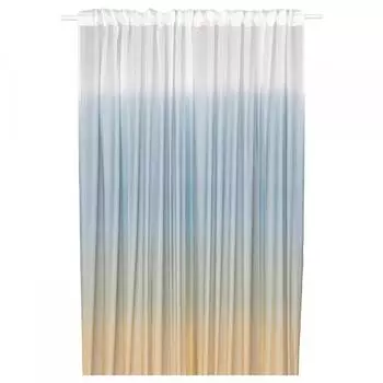 IKEA GLAS RT Glassert Подшторина Серо-Синий Темно-Бежевый 300x250 см