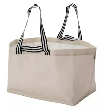 IKEA GORSNYGG Сумка для переноски L Светло-бежевый 57x37x39 л - см/71 905.041.95