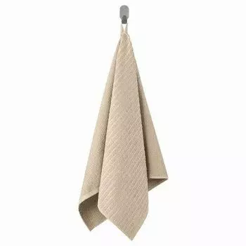 IKEA Полотенце для рук 50x100 см Светло-бежевый VAGSJON (305.391.93) бежевый