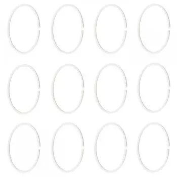 IKEA HASSJ N кольцо для занавески для душа белое