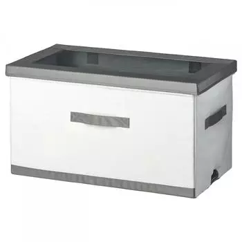 IKEA J TTEBJ RN Getebjern Ящик для хранения+крышка белый серый 81x45x44 см