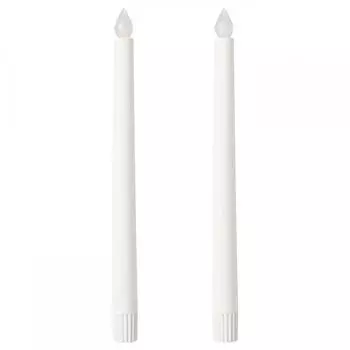 IKEA DELL VTR D Светодиодная свеча белая для интерьера 28 см