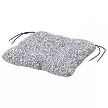 IKEA KL SAN Подушка для садового стула Kl san синяя, 36x32 см