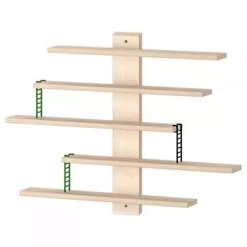 ИКЕА ЛУСТИГТ Полка настенная 37x37 см