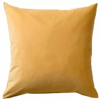 IKEA SANELA cushion cover gold brown 50x50 cm