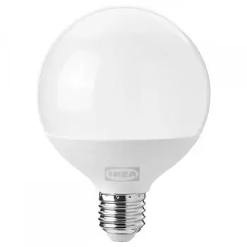 IKEA SOLHETTA Solheta Светодиодная лампа E26 1521 Люмен, яркость/белый старый опал 95 мм