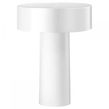 IKEA SOLVINDEN Solvinden Настольная светодиодная подставка на батарейках для улицы, белая, 20 см