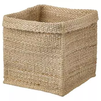 IKEA TJILLEVIPS Корзина джутовая 30x30x35 см