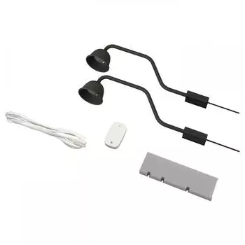 IKEA TV RDRAG TVERDRAG TR DFRI Комплект освещения без следов, черный