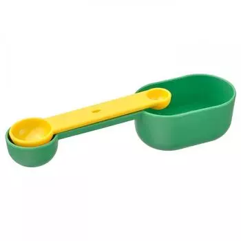IKEA UPPFYLLD Мерный стакан, 2 предмета, ярко-зеленый, ярко-желтый