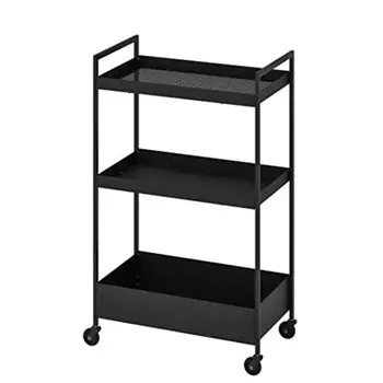 IKEA Вагон см Черный НИССАФОРС 50.5x30x83 (604.073.65) чёрный