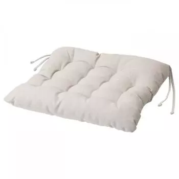 ИКЕА ВИППЭРТ Подушка на стул бежевый 38x38x6,5 см
