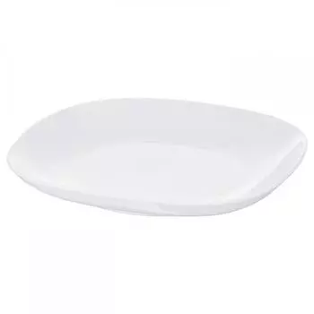 Тарелка ИКЕА В РДЕРА белая 25х25 см