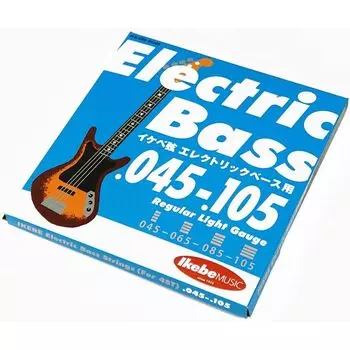 Ikebe Original Electric Bass Strings Струны для Electric Bass Light “Ikebe 045-105” [Обычный калибр/IKB-EBS-45105]