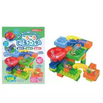 Ikeda Kogyo Rolling Marble Coaster 108PCS [Блоки/Блоки-подставки/Обучающие игрушки]
