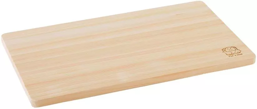 Ikegawa Wood Cutting Board Cypress Medium Made in Japan Natural 42 x 24 x Approx. 1.3cm бежевый