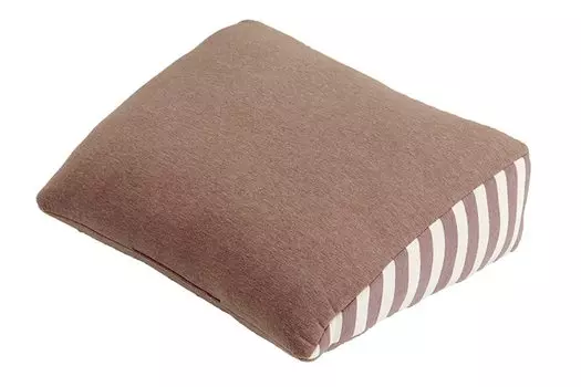 Ikehiko Corporation Cushion Foot Pillow Foot Care Calf Swelling Fatigue Countermeasure Sleep Elmer Simple Urethane 45 x 35 x 13 cm Brown Approx.