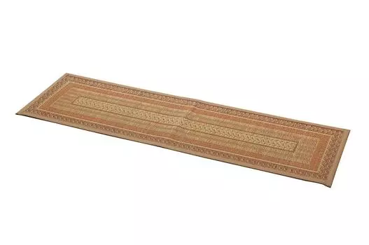Ikehiko Corporation Entrance Mat Igusa Domestic F Rank Rising Frame Beige 35 x 120cm Urethane Approx. Back #8817410