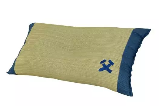 Ikehiko Corporation Igusa Pillow Pillow Hollow Flat Pillow 50 x 30cm Made in Japan Blue Man s Approx. #3633009
