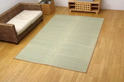 Ikehiko Corporation Igusa Rug Carpet 3 tatami Kakegawa Ori Beige Edoma 3 tatami 174 x 261 Unzen (approx. cm)