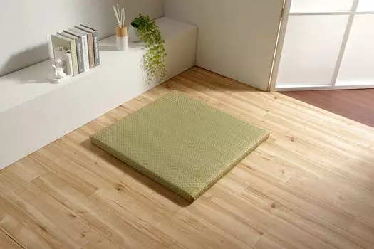 Ikehiko Corporation Igusa Tatami Unit Tatami System Tatami Nail U Tatami Single 70 x 70 x Зеленый Сделано в Японии Простая японская комната Приблизительно. 4,5 см/лист