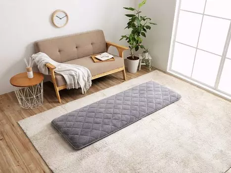 Ikehiko Corporation Подушка Ikehiko Подушка Cody Grey Прямоугольная 65 x 180 см Тип Обычная Теплая Стеганая Прибл.. Трехслойный #1223300131325