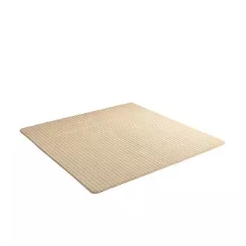 Ikehiko Corporation Rug Carpet Mat Remille Approximately 185 x 185cm Ivory Square 2 Tatami Volume Memory Foam All Seasons #3986599