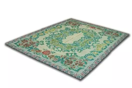 Ikehiko Corporation Rush Rug Carpet 4 Tatami Roseanne 191 x 300 cm Beige ``DX NF Approx. (Back Non-woven Fabric) бежевый