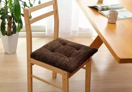 Ikehiko Cushion Note Sheet Plain Simple Brown 40 x 40 cm Set of 2 Smooth Approx. #9356600