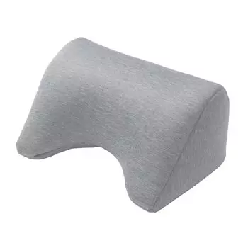 Ikehiko Cushion Seat Cushion Plain Cool Lean Gray 55 x 35 x 25 cm Cool Touch Deformation Back Seat Fluffy Reading Pillow Pillow Frost Approx.