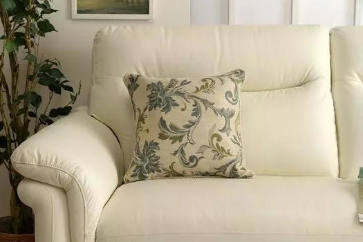 Ikehiko Cushion Seate Elegance Liza Blue 43 x 43cm Set of 2 Approx. #9262880