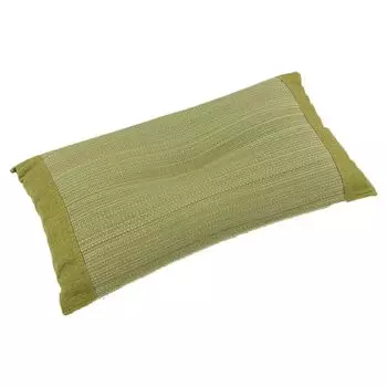Ikehiko Igusa Bedding Pillow Igusa Height Adjustable Smooth Deodorizing Simple Plain Rhythm Hollow Flat Pillow Igusa Bedding 50 x 30cm Green Approx. зелёный