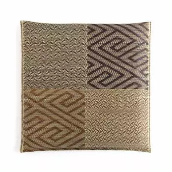 Ikehiko Igusa Cushion Domestic Woven Plover Gofu Set of 2 Brown 55 x 55 cm x 2P Approx. #3127910