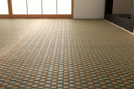 Ikehiko Igusa Hanagoza carpet 3 tatami domestically made Saijo Beige Edoma 3 tatami approximately 174 x 261 cm #4100153