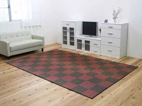 Ikehiko Igusa mat carpet Galaxy Red Approximately 174 x 261 cm Edoma 3 tatami / #4105503