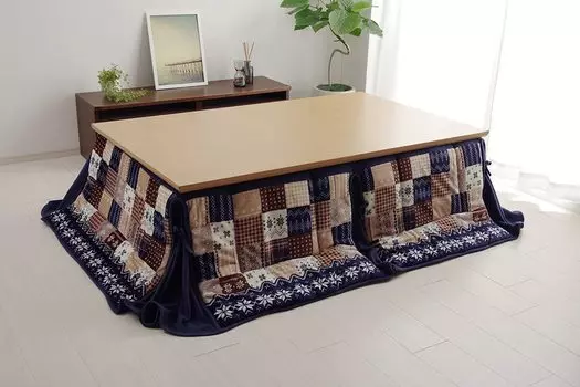 Ikehiko Kotatsu Futon 190 x 280 см Navy Компактный размер Большой размер Приблизительно. #5578719