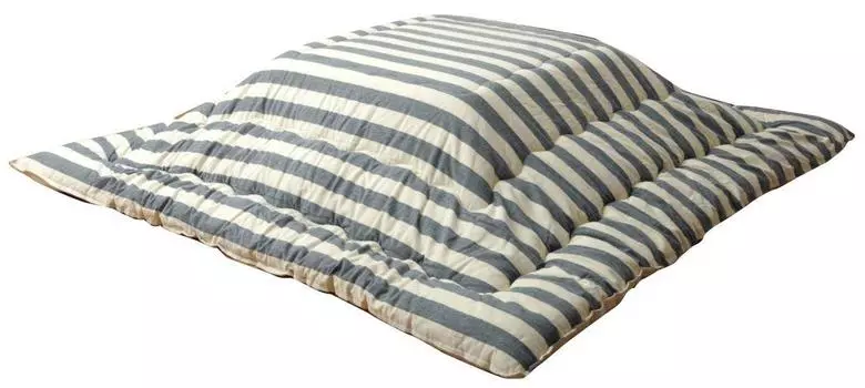 Ikehiko Kotatsu Futon Rectangle Loca 205 x 245 см Темно-синий индийский хлопок, плотный, сделано в Японии, приблизительно. #5182639