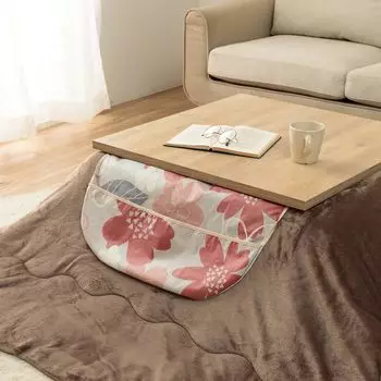 Ikehiko Kotatsu Top Futon Square Single Item Mari Catch Rose 60 x 60 см Карман для предотвращения пятен Отталкивает воду Легко Сделано в Китае Можно стирать Скандинавский