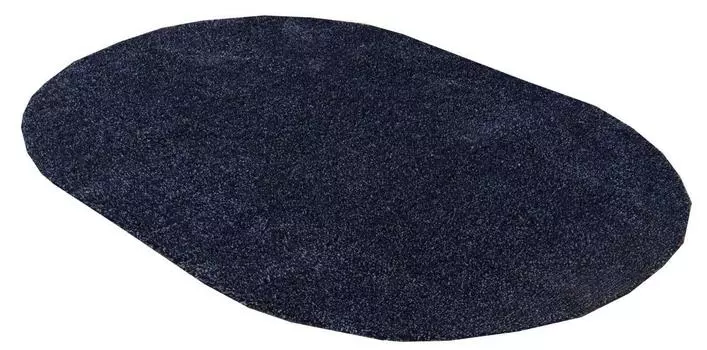 Ikehiko Rug 1 tatami Tufted Novel 100 x Hot Carpet Compatible Carpet, mat, Washable, Style, Blue, Approx. 150cm, Oval, Back Non-slip, #3964289