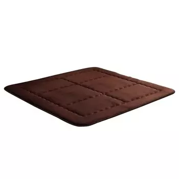 Ikehiko Rug Carpet Rectangle Smooth F Lay Brown 190 x 240 cm Plump Flannel Approx. #7013719 коричневый