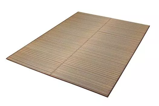Ikehiko Rush Rug Carpet Domestic Brown 191 x 250 cm F Varias Approx. (Back Urethane)